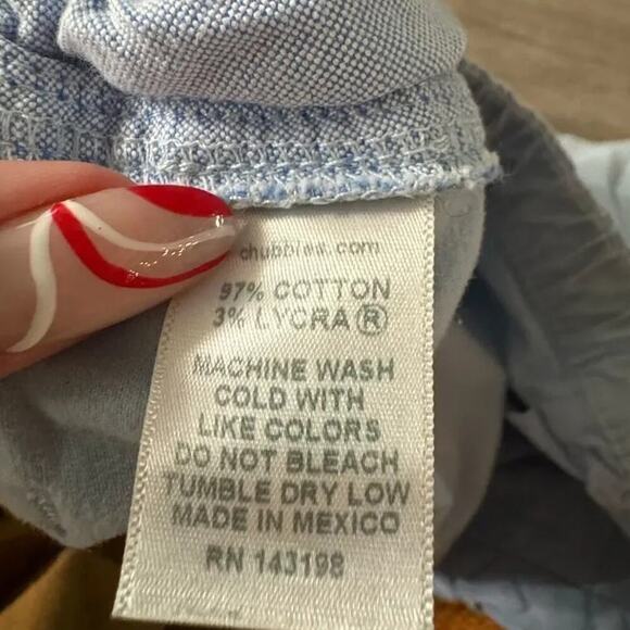 Chubbies The Altitudes Shorts 5.5 Inseam Stretchy Casual In Light Blue Size XXL - Picture 8 of 9